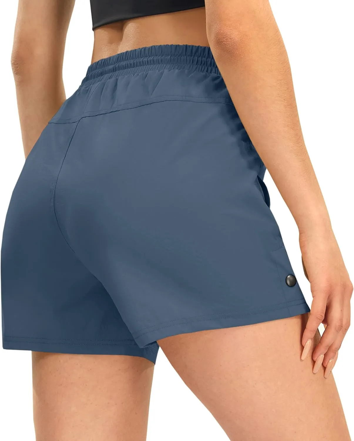 AFITNE Women's 4" Hiking Shorts Quick Dry Lightweight Outdoor Shorts Travel Athletic Golf Shorts with Pockets Water Resistant