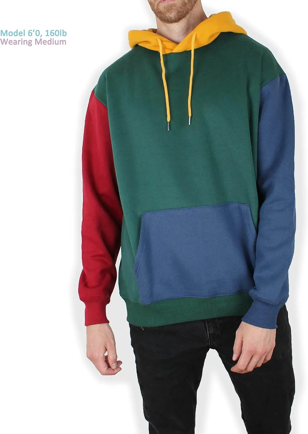 AGORA Color Block Hoodie Mens