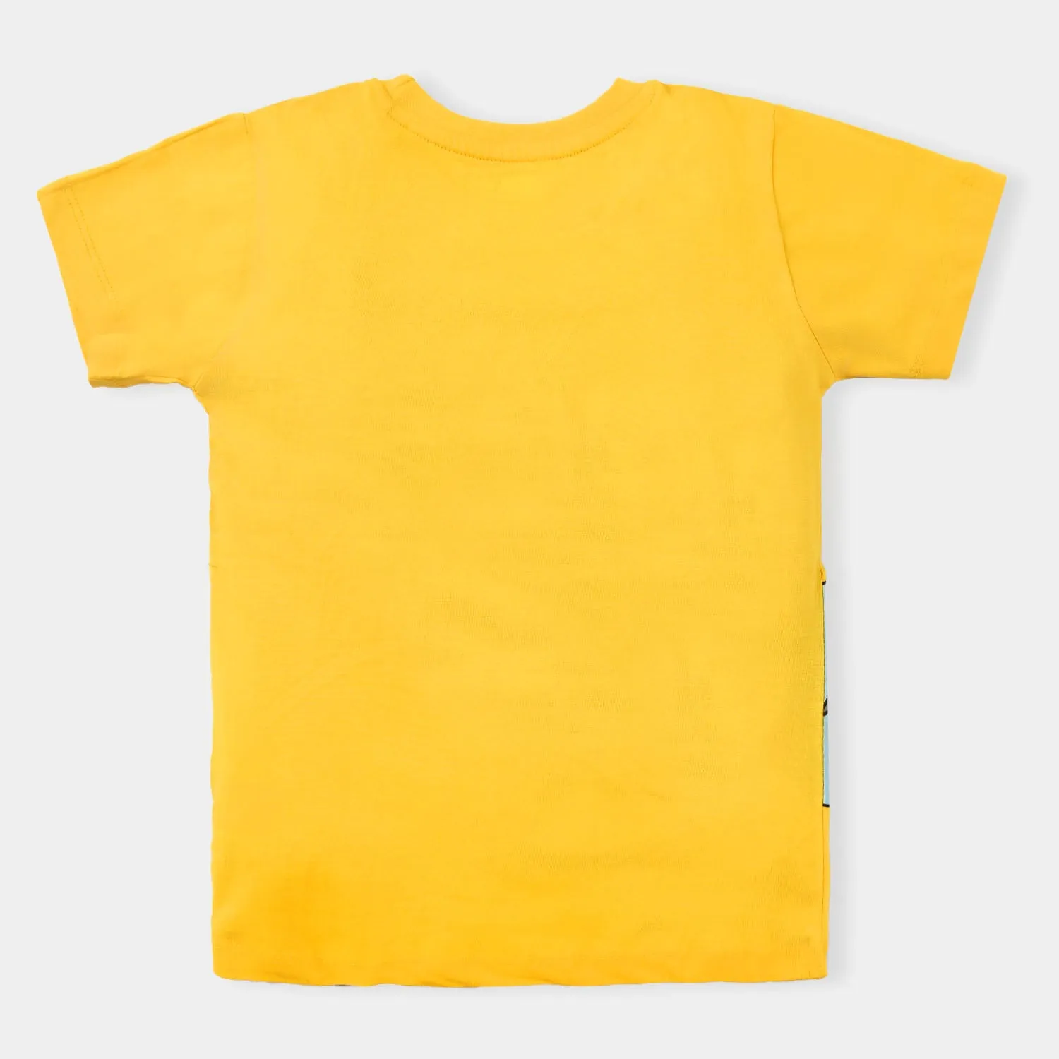 Boys Cotton Jersey T-Shirt H/S Character | Yellow