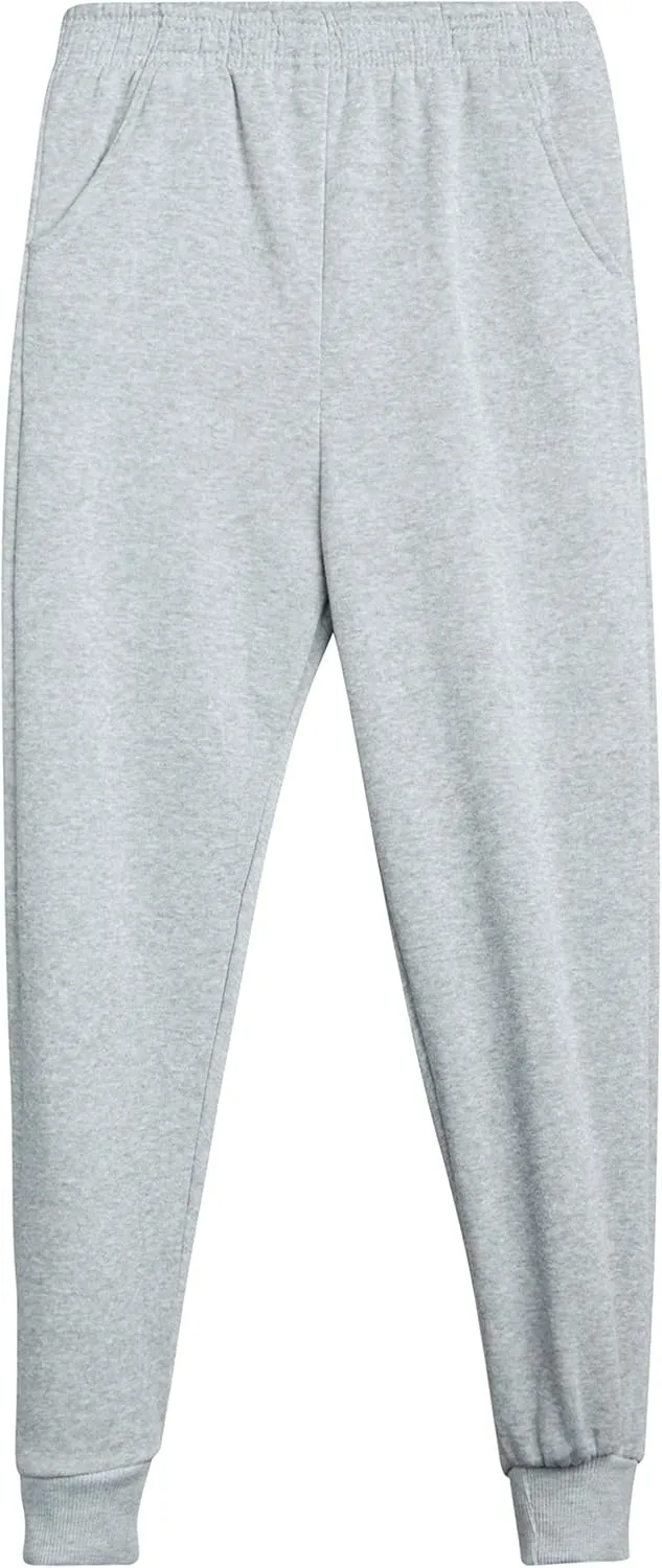 Coney Island Boys Sweatpants - 4 Pack Athletic Sweat Pants with Pocket Soft Boys Joggers Kids Sweatpants (Sizes 5-16)