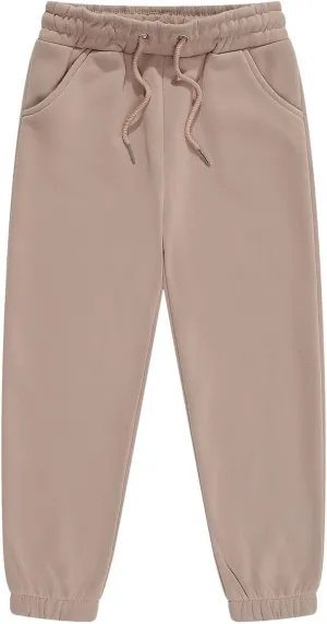 Kids Boys Girls Cotton Sweatpants Plain Pull On Joggers Drawstring ounge Pants for Tween Elastic Waist Jogger Pants
