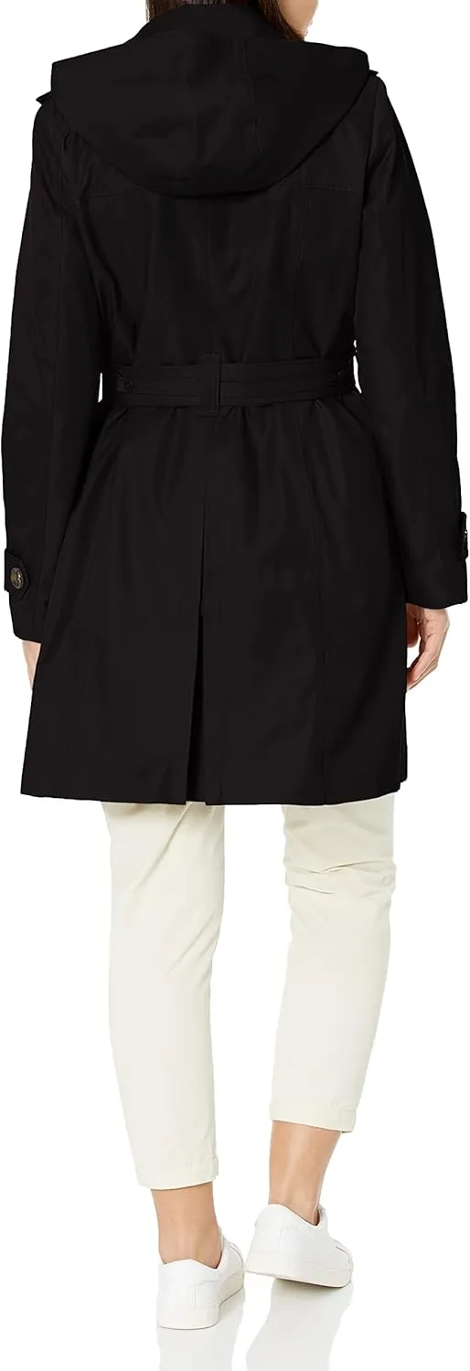 LONDON FOG Women's Double Breasted Trenchcoat