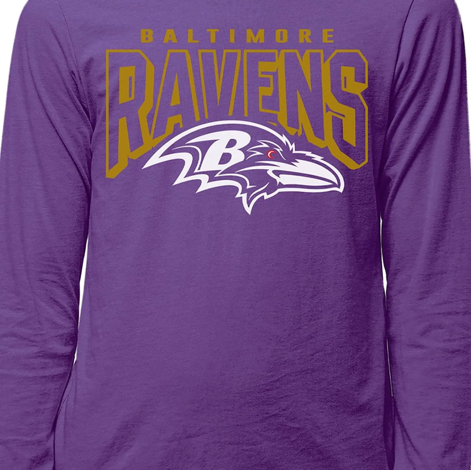 NFL Junk Food Bold Logo Long Sleeve T-Shirt