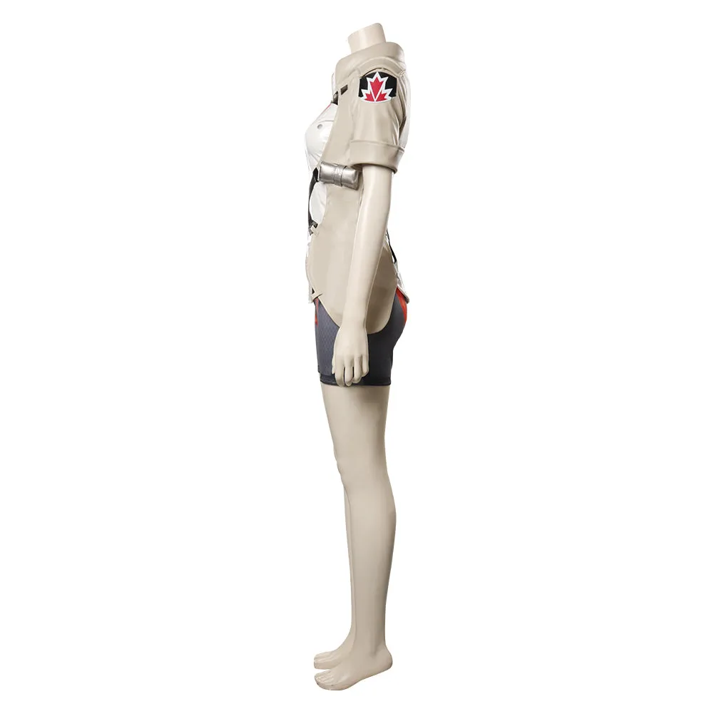 Overwatch Sojourn /Vivian Chase Cosplay Costume Outfits Halloween Carnival Suit