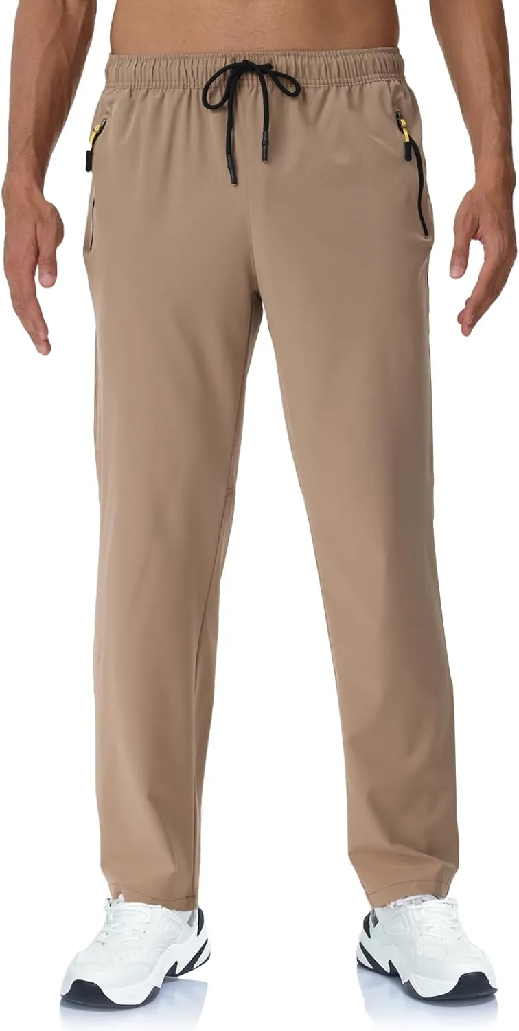 Rapoo Mens Lightweight Hiking Pants Quick Dry Stretch Joggers for Running Workout Casual