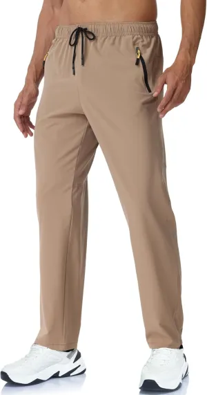 Rapoo Mens Lightweight Hiking Pants Quick Dry Stretch Joggers for Running Workout Casual