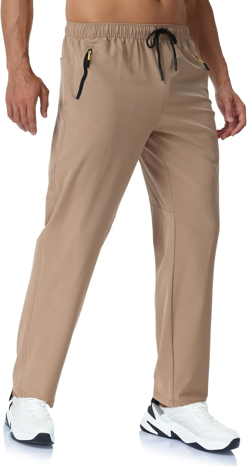 Rapoo Mens Lightweight Hiking Pants Quick Dry Stretch Joggers for Running Workout Casual