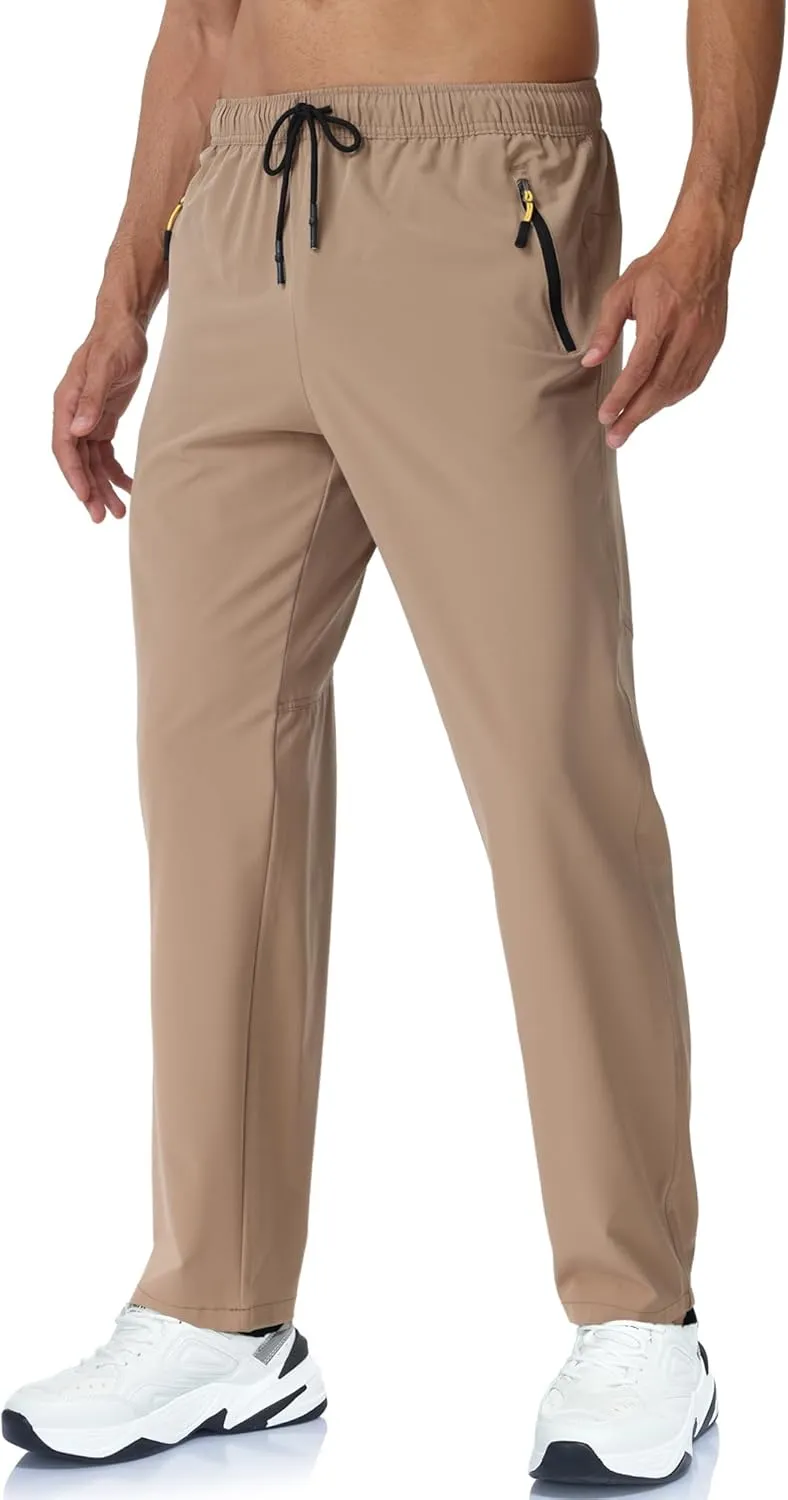 Rapoo Mens Lightweight Hiking Pants Quick Dry Stretch Joggers for Running Workout Casual