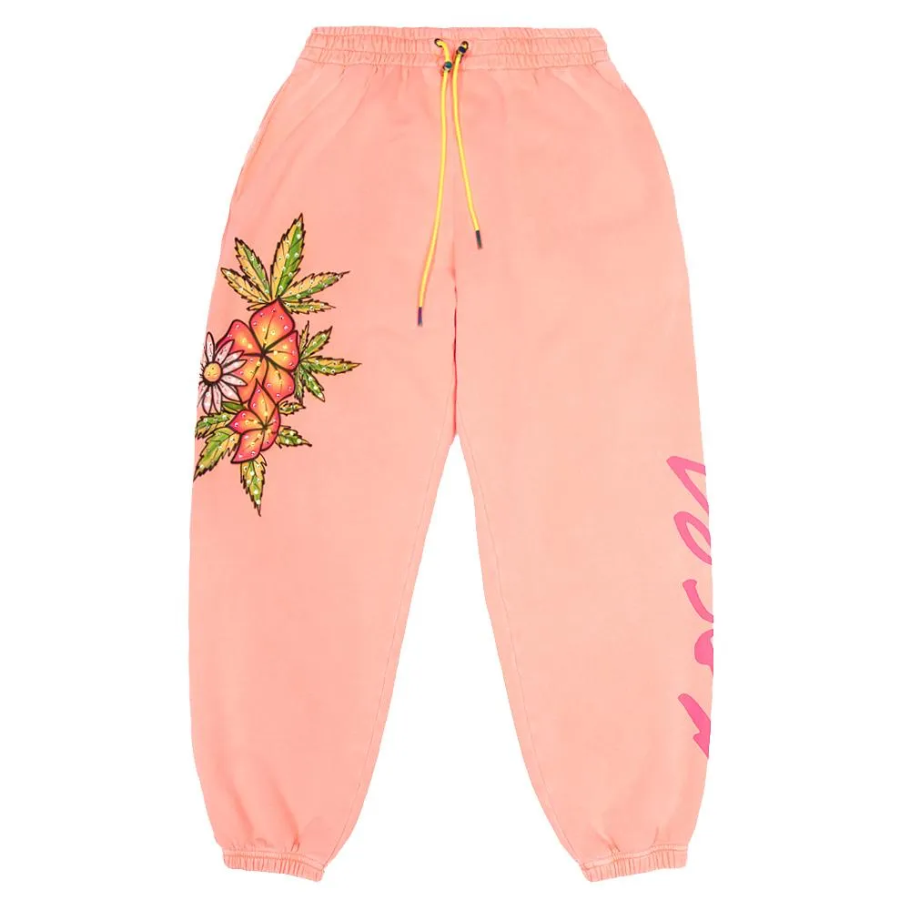 Rhinestone Sweatpants | Persian Melon