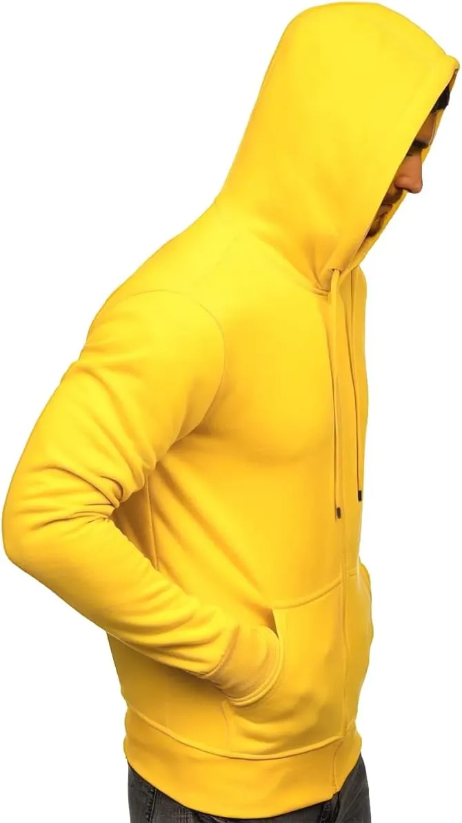 TUVEKE Men's Zip Up Hoodie Athletic Hoodies Long Sleeve Fleece Hooded Sweatshirts Lightweigt With Pockets (S-3XL)