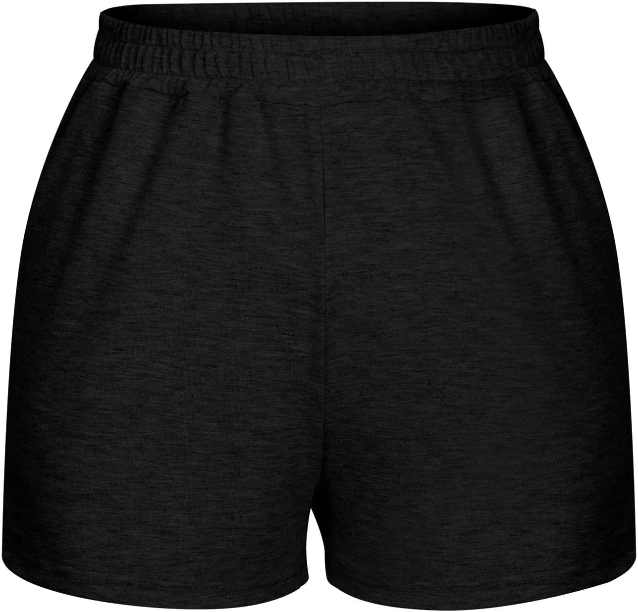 Uillui Sweat Shorts Womens 5" Comfy Cotton Athletic Gym Shorts High Waisted Workout Running Shorts Casual Jogger Short Pants